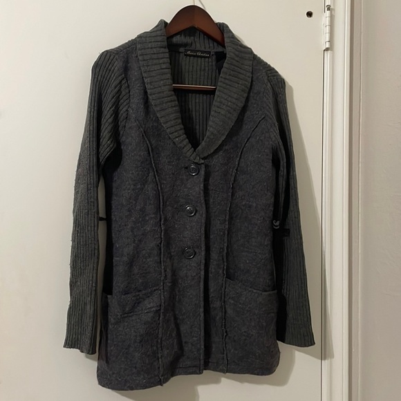 Marisa Christina Large Collar Wool Sweater Size M - Picture 1 of 6